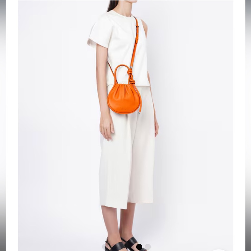Behno INA MINI POTLI PEBBLE crossbody Orange